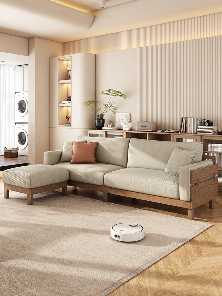 All solid wood sofa, Nordic Japanese style small apartment, modern simple living room, inline three-seat, ash fabric sofa
All solid wood sofa, Nordic Japanese style small apartment, modern simple living room, inline three-seat, ash fabric sofa