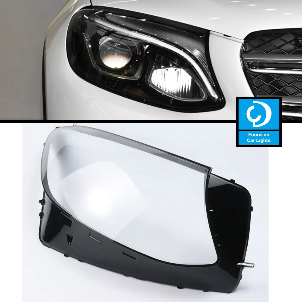 Car Front Headlight Lens Light Cover Glass For Mercedes-Benz GLC-Class W253 X253 GLC200 GLC260 GLC300 2016-2019 Head Lamp Shade
Car Front Headlight Lens Light Cover Glass For Mercedes-Benz GLC-Class W253 X253 GLC200 GLC260 GLC300 2016-2019 Head Lamp Shade