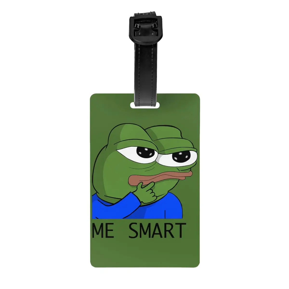 

Me Smart Pepe, забавные ярлыки для багажа в виде лягушки для чемоданов, модные ярлыки для багажа, личная Обложка, ярлык для удостоверения личности