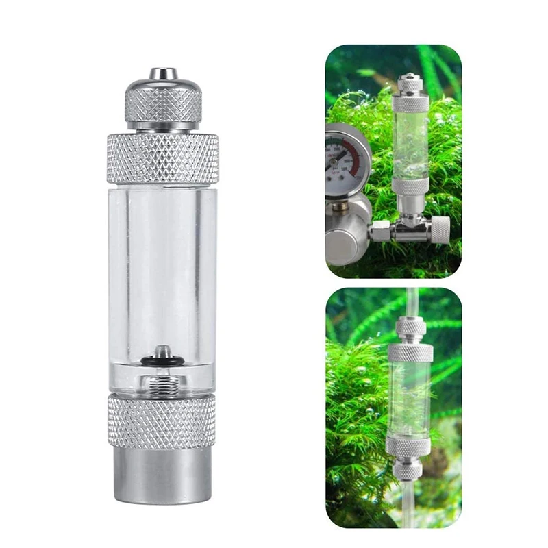 Aquarium DIY CO2 Regulator Bubble Counter Aluminum Alloy Single/Double head CO2 Bubble One-way Carbon Dioxide Measuring Device
Aquarium DIY CO2 Regulator Bubble Counter Aluminum Alloy Single/Double head CO2 Bubble One-way Carbon Dioxide Measuring Device