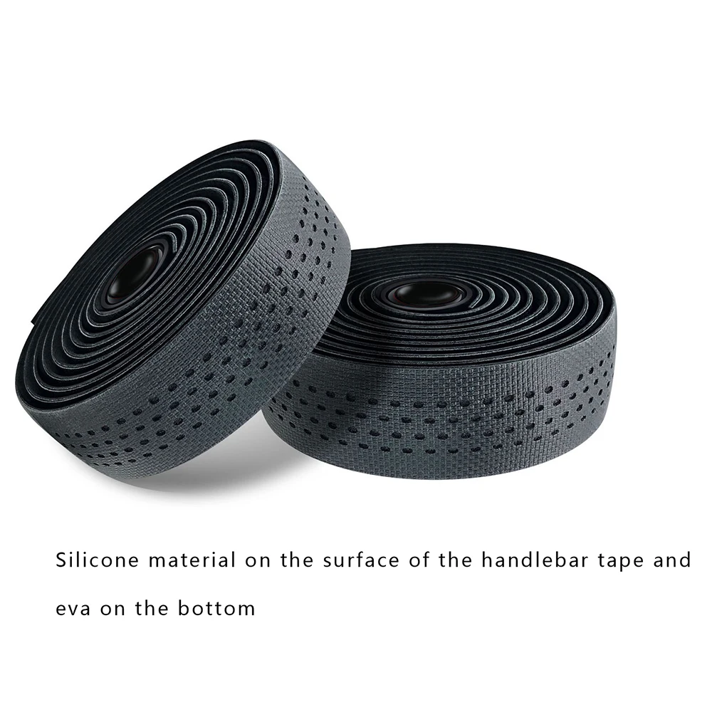 Road Bike Handlebar Tape Silicone EVA Material Permeable Breathable Winding Tape Sweat Absorbent Bicycle Handlebar Tape
Road Bike Handlebar Tape Silicone EVA Material Permeable Breathable Winding Tape Sweat Absorbent Bicycle Handlebar Tape