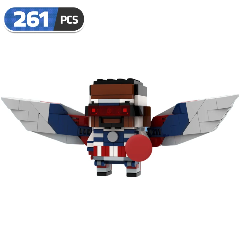 MOC Avengersed Superheroed Brickheadz Building Blocks Falcon and The Winter Soldier Movie Figures Doll Bricks Children's Toys
MOC Avengersed Superheroed Brickheadz Building Blocks Falcon and The Winter Soldier Movie Figures Doll Bricks Children's Toys