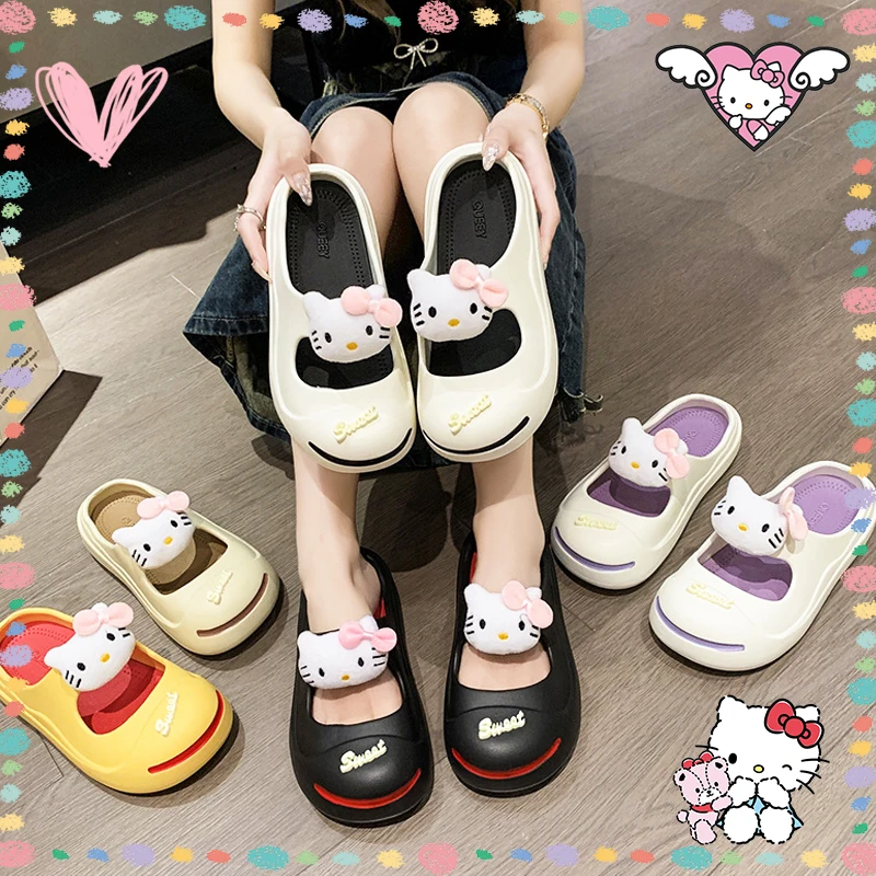 Hello Kitty Mary Jane Sandals Kawaii Summer Cartoon Lolita Cute Soft Slippers Anime Sanrioed Lovely Stylish Kids Girls Gift
Hello Kitty Mary Jane Sandals Kawaii Summer Cartoon Lolita Cute Soft Slippers Anime Sanrioed Lovely Stylish Kids Girls Gift
