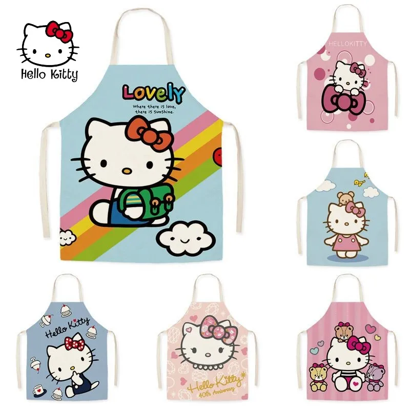 Anime Hello Kitty Cartoon Sleeveless Apron Kitchen Cooking Home Apron Waterproof Oilproof Anime Printing Doll Children's Gift
Anime Hello Kitty Cartoon Sleeveless Apron Kitchen Cooking Home Apron Waterproof Oilproof Anime Printing Doll Children's Gift