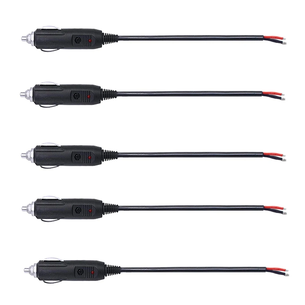5PCS DIY 12V Replacement Cigarette Lighter Male Plug with Lead - 24V Car Power Adapter Auto Accessories with Led Lights 10A Fuse
5PCS DIY 12V Replacement Cigarette Lighter Male Plug with Lead - 24V Car Power Adapter Auto Accessories with Led Lights 10A Fuse
