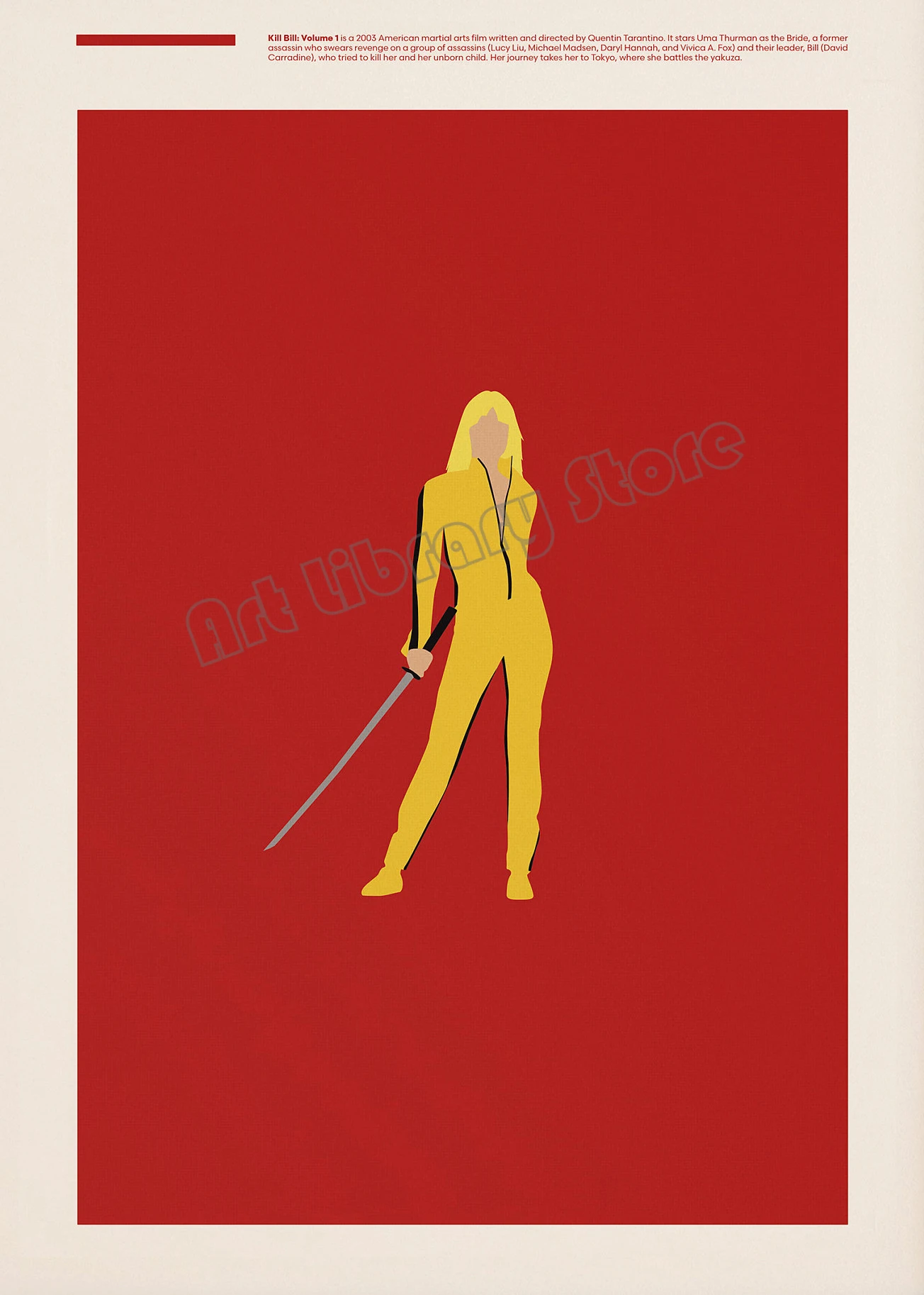 Абстрактный постер "Криминальное чтиво", печать на холсте
Абстрактный постер "Криминальное чтиво", печать на холсте