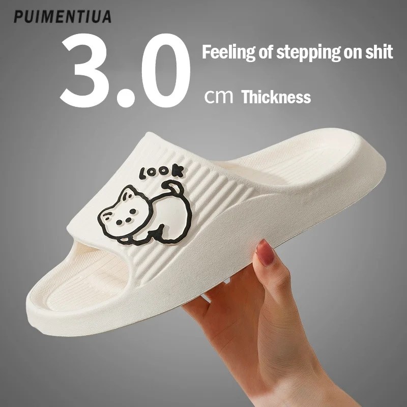 Summer Slippers Thick Platform Sandals Women Summer 2023 Home Slippers Indoor Mute Soft-soled Flip Flops Couple Non-slip Slipper
Summer Slippers Thick Platform Sandals Women Summer 2023 Home Slippers Indoor Mute Soft-soled Flip Flops Couple Non-slip Slipper