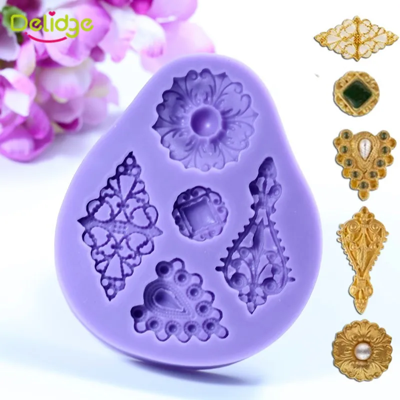 Different Shaped Diamonds Silicone Cake Mold Vintage Crystal Jewelry Cake Mould For Cake Decorating Non-Stick Fondant Tray
Different Shaped Diamonds Silicone Cake Mold Vintage Crystal Jewelry Cake Mould For Cake Decorating Non-Stick Fondant Tray