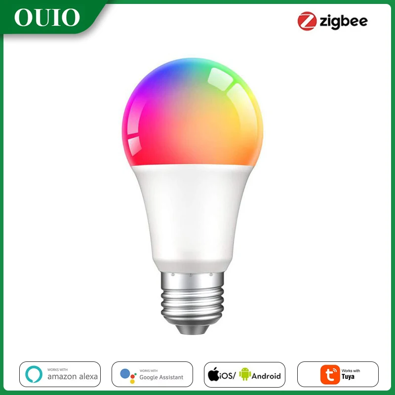 15W Tuya ZigBee Smart Home Light Bulb E27 RGBW LED Lamp Dimmable with Smart Life APP Compatible Alexa Google Home
15W Tuya ZigBee Smart Home Light Bulb E27 RGBW LED Lamp Dimmable with Smart Life APP Compatible Alexa Google Home