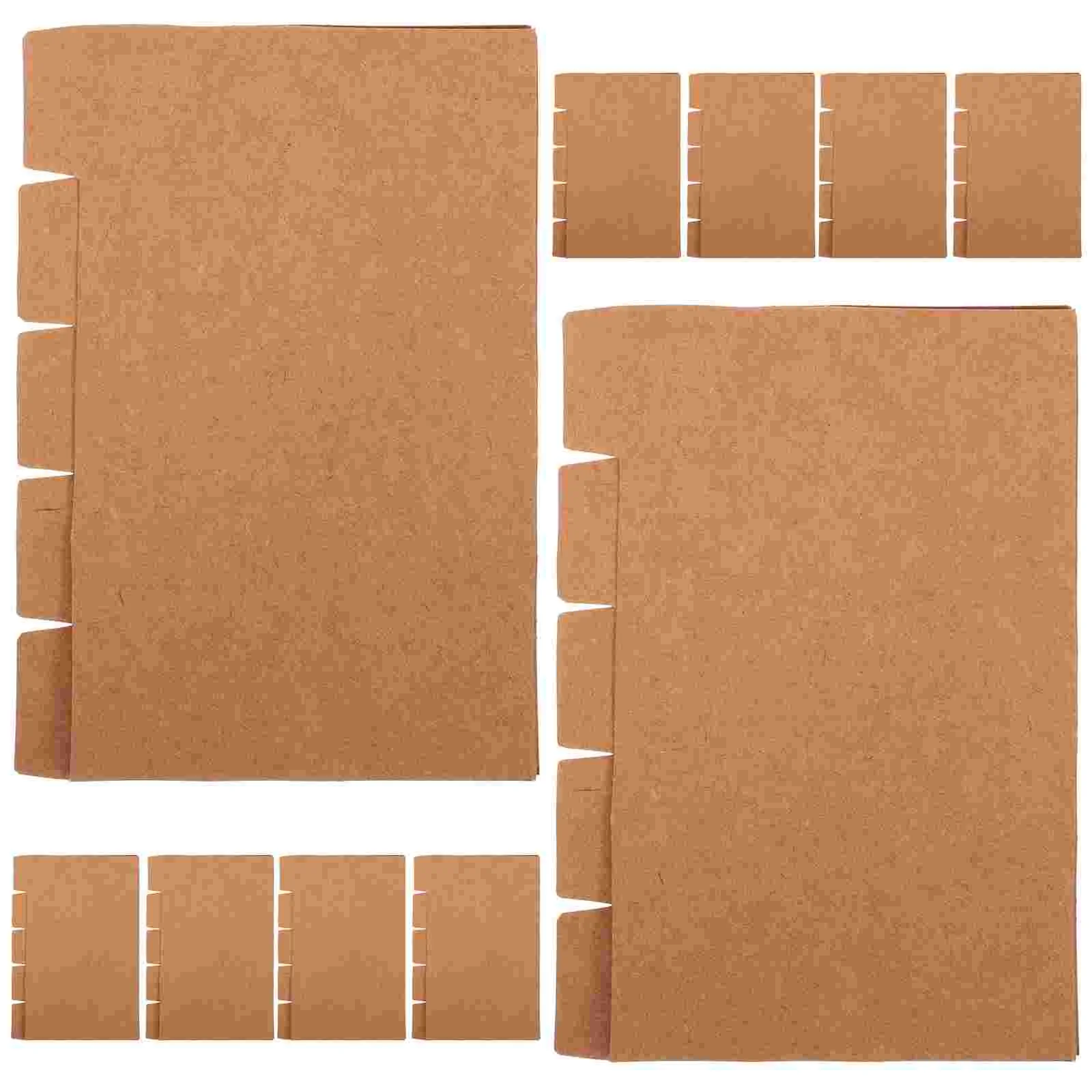 20 Sets Binder Tabs Page Markers Vellum Paper Dividers Kraft Index Card Guides Notebook
20 Sets Binder Tabs Page Markers Vellum Paper Dividers Kraft Index Card Guides Notebook