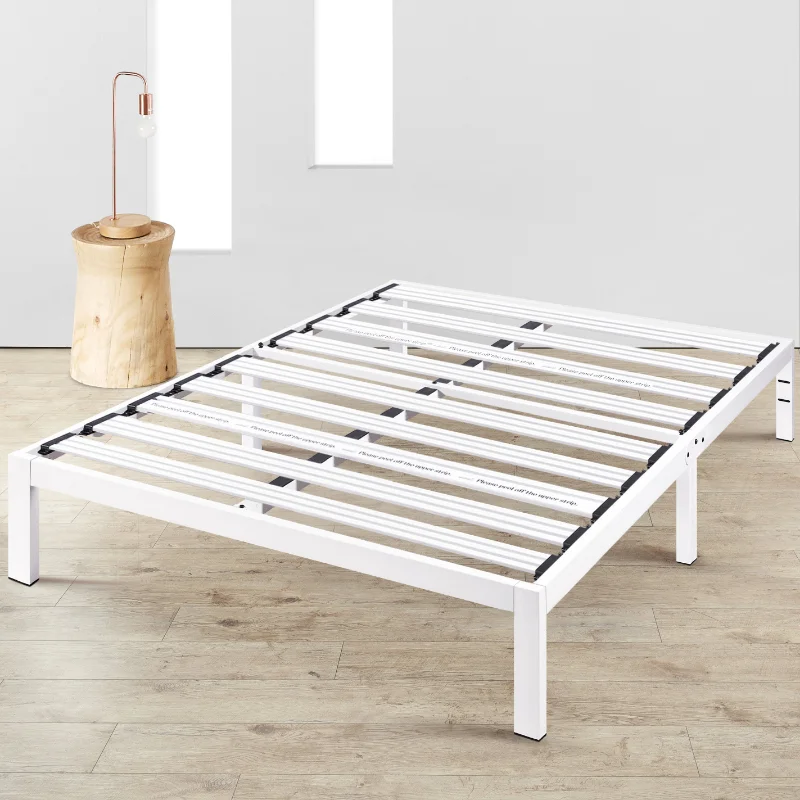 ,Mellow Rocky Base E Metal Platform Bed with Patented Wide Steel Slats, White, Full
,Mellow Rocky Base E Metal Platform Bed with Patented Wide Steel Slats, White, Full