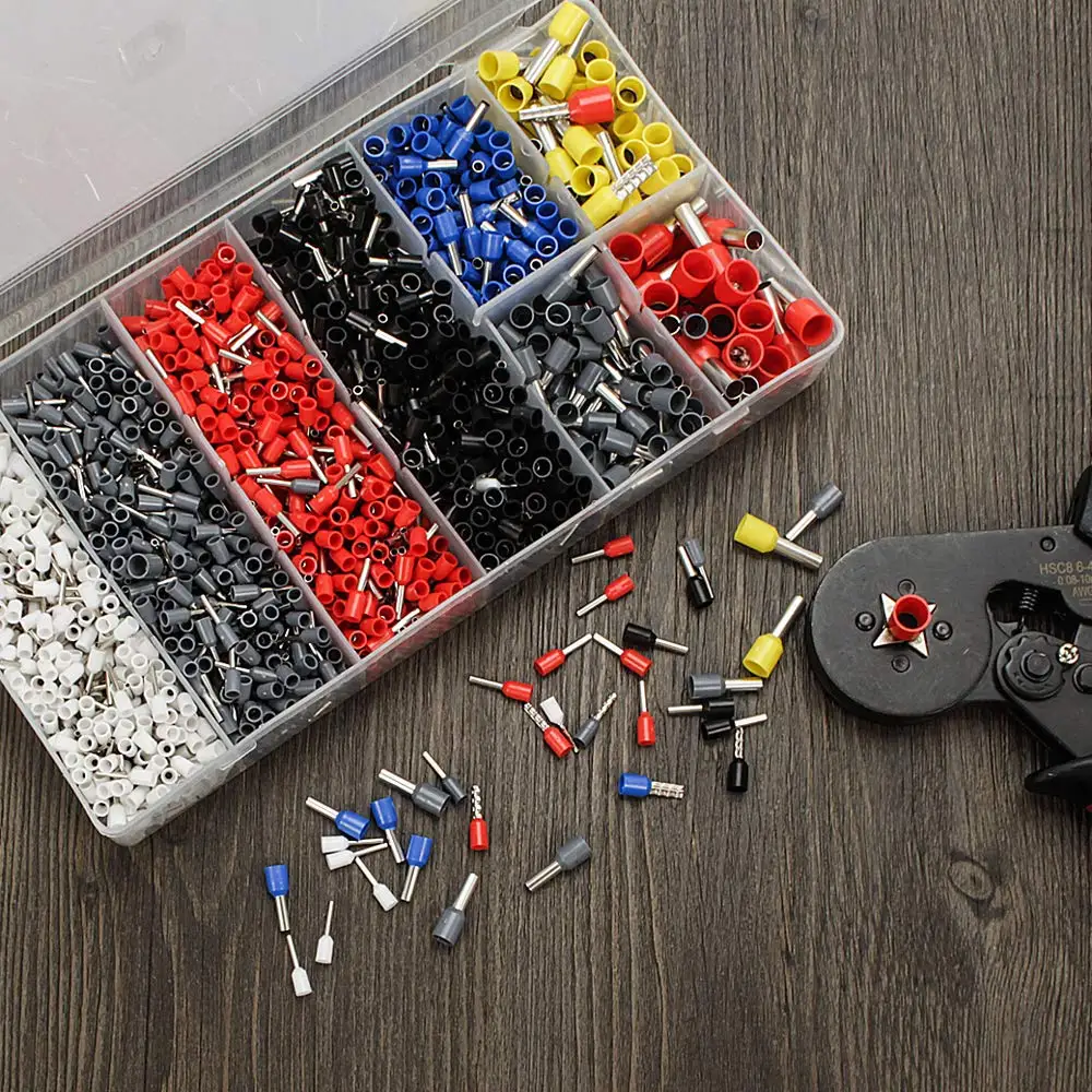 Wire Copper Connector Insulated Cord Pin End Crimp Terminawire kit End Wire 22-10AWG Kits Cord End Ferrules Crimp Terminals
Wire Copper Connector Insulated Cord Pin End Crimp Terminawire kit End Wire 22-10AWG Kits Cord End Ferrules Crimp Terminals