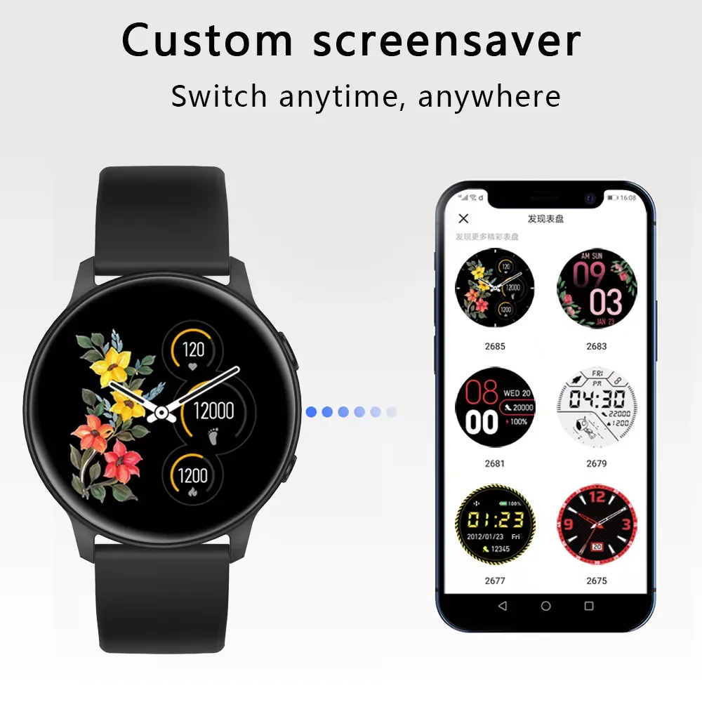 New Round Screen Smart Watch Men Full Touch Screen Sport Fitness Watch IP67 Waterproof Bluetooth For Android ios Smartwatch Men
New Round Screen Smart Watch Men Full Touch Screen Sport Fitness Watch IP67 Waterproof Bluetooth For Android ios Smartwatch Men