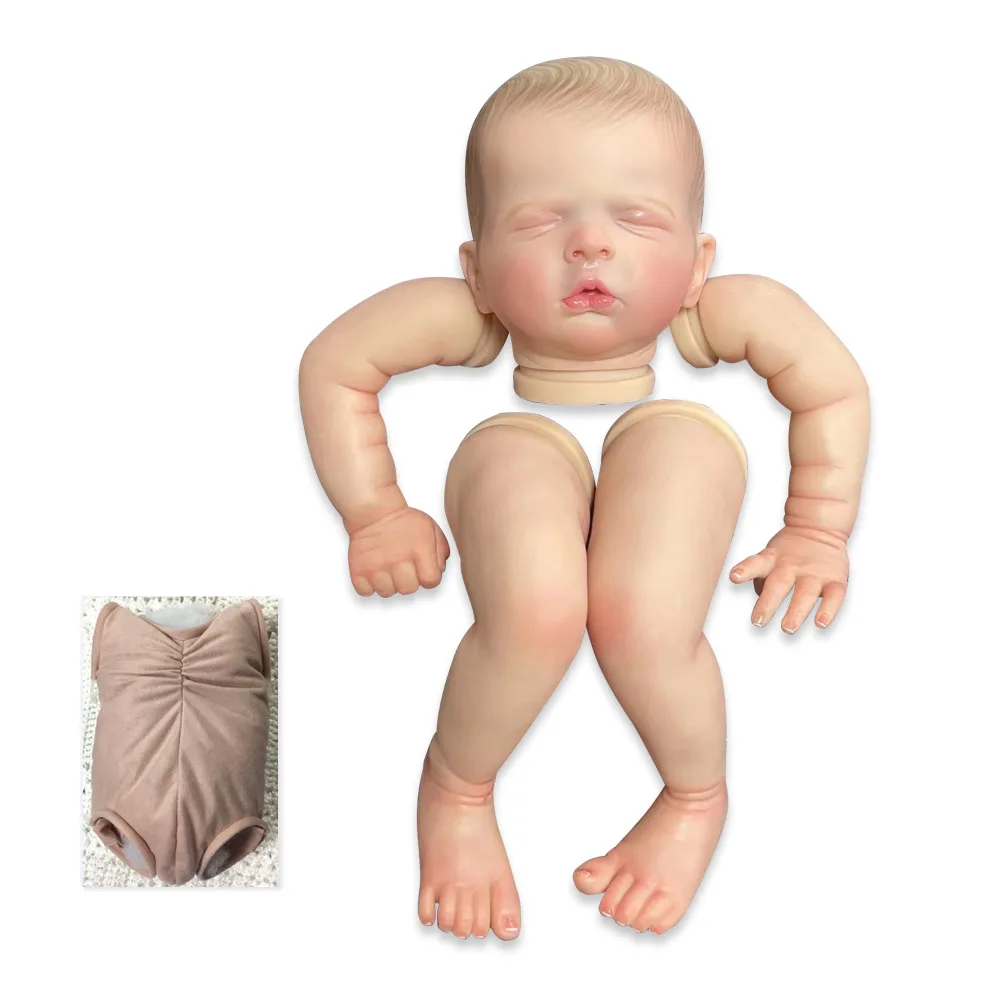 NPK 20inch Finished Reborn Baby Doll Size Already Painted Kit Lifelike Soft Touch Flexible finished Doll Parts
NPK 20inch Finished Reborn Baby Doll Size Already Painted Kit Lifelike Soft Touch Flexible finished Doll Parts