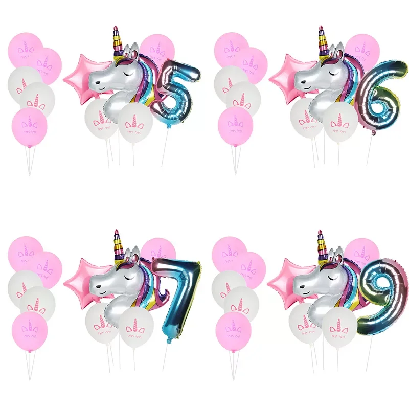Rainbow Unicorn Balloons set Gradient 32 inch Number 1 2 3 4 5 6 7 8 9 Years old Girl Birthday Party Balloons Decorations
Rainbow Unicorn Balloons set Gradient 32 inch Number 1 2 3 4 5 6 7 8 9 Years old Girl Birthday Party Balloons Decorations