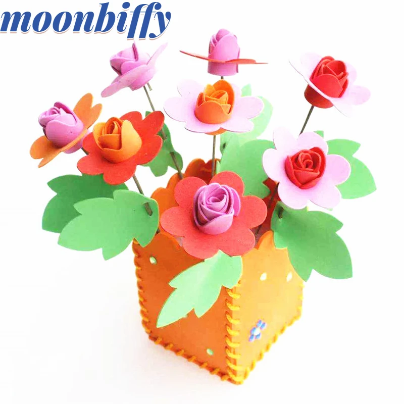 1Pcs Random Children DIY 3D EVA Foam Flower Flowerpot Home Decoration Jigsaw Toy Gift Kids Craft Kits Puzzle Educational Toys
1Pcs Random Children DIY 3D EVA Foam Flower Flowerpot Home Decoration Jigsaw Toy Gift Kids Craft Kits Puzzle Educational Toys