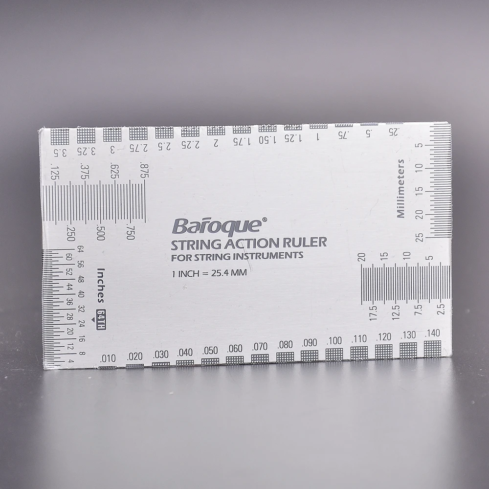 1 Piece High Quality Stainless Steel Guitar Bass String Action Ruler Gauge Tool for LP ST Acoustic Guitar CN(Origin)
1 Piece High Quality Stainless Steel Guitar Bass String Action Ruler Gauge Tool for LP ST Acoustic Guitar CN(Origin)