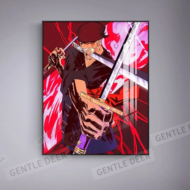 One Piece Zoro Secondary Element Character Living Room Decorative Painting Background Wall Painting Bedroom Bedside Painting
One Piece Zoro Secondary Element Character Living Room Decorative Painting Background Wall Painting Bedroom Bedside Painting