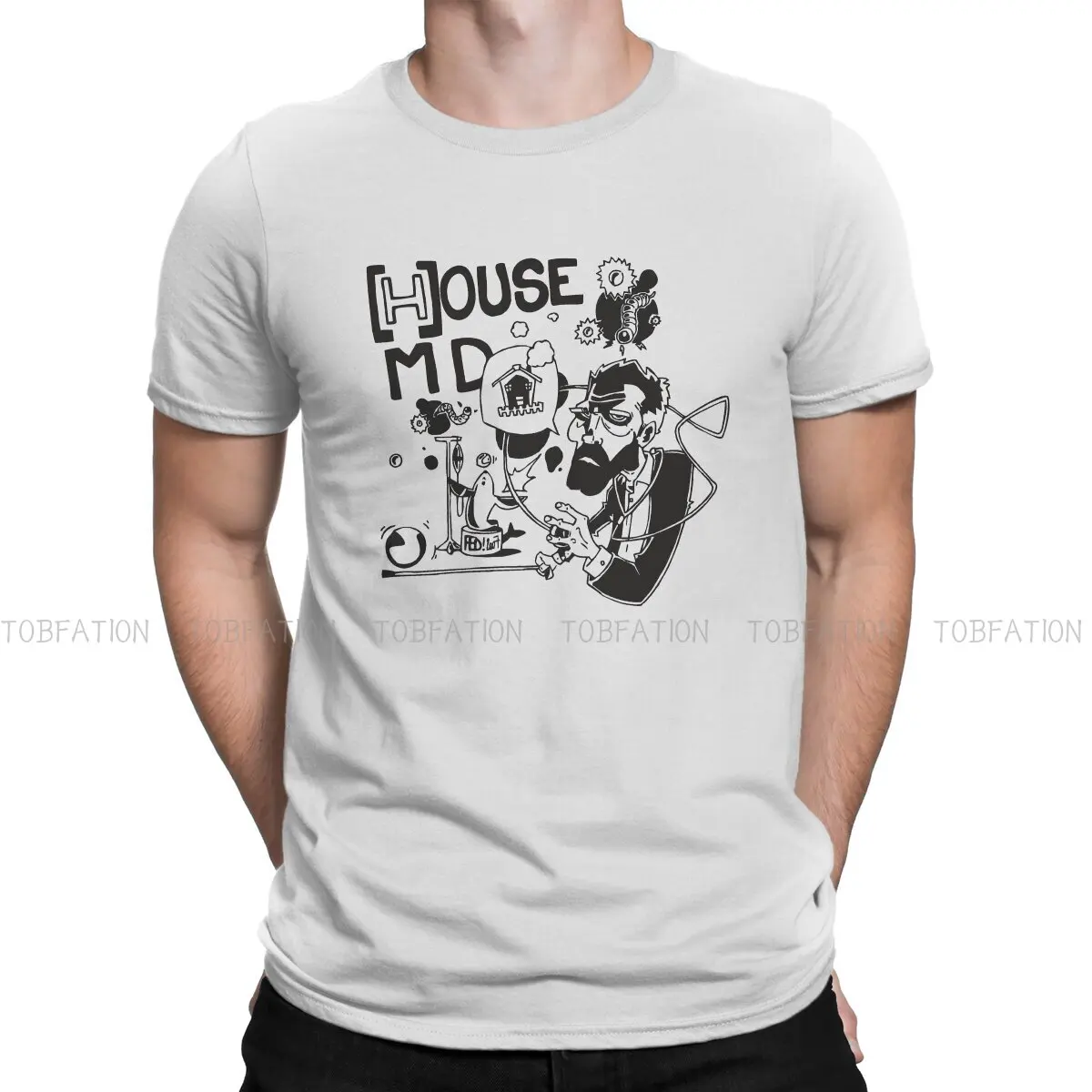 Мужская футболка House M.D, футболка для отдыха, новинка, новый дизайн, свободная
Мужская футболка House M.D, футболка для отдыха, новинка, новый дизайн, свободная