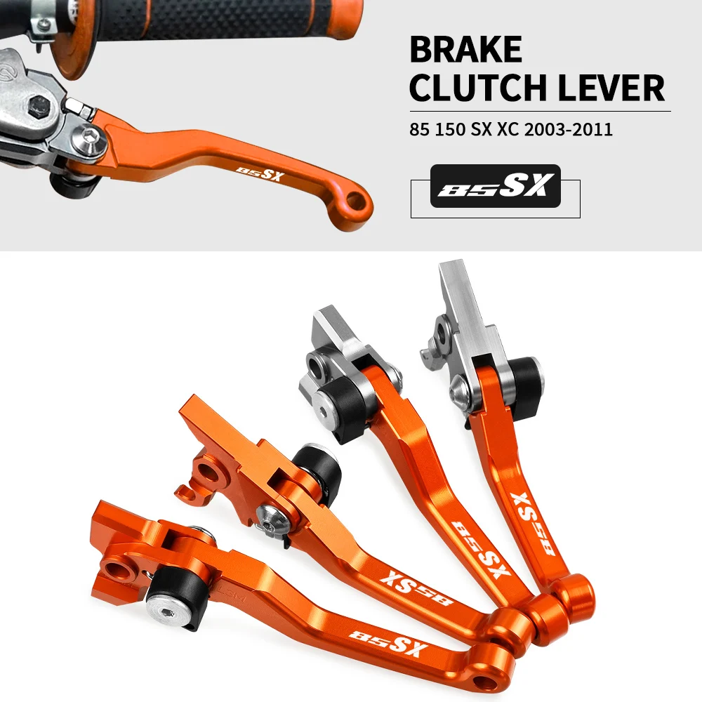 CNC Billet Pivot Foldable Brake Clutch Levers For 85SX 85XC 150SX 150XC 2003 2004 2005 2006 2007 2008 2009 2010 2011
CNC Billet Pivot Foldable Brake Clutch Levers For 85SX 85XC 150SX 150XC 2003 2004 2005 2006 2007 2008 2009 2010 2011