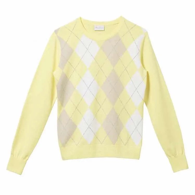 Golf autumn and winter women's elastic slim skin-friendly knitted long-sleeved sweater round neck pullover 
Golf autumn and winter women's elastic slim skin-friendly knitted long-sleeved sweater round neck pullover