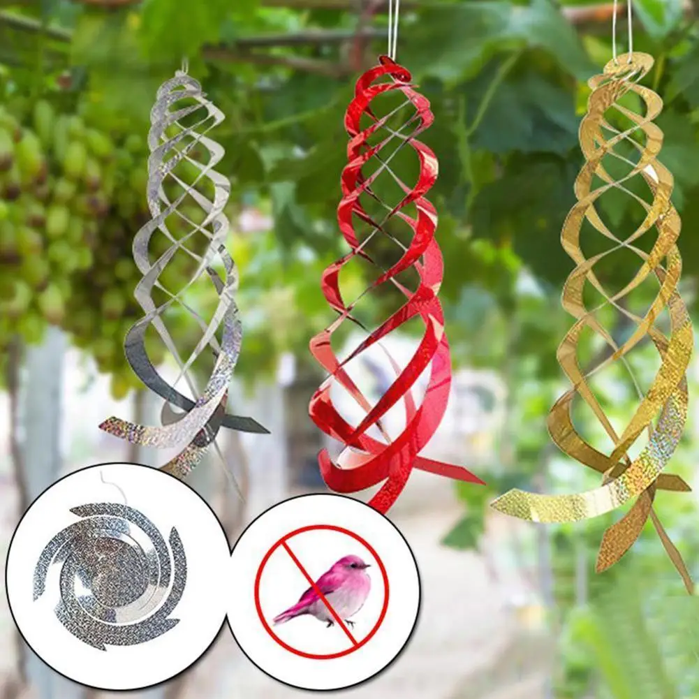 Bird Repeller Rotating Rod Reflective Wind Deterrent Garden Decor Agricultural Control Ornaments Bird Device Scare Repell A6s8
Bird Repeller Rotating Rod Reflective Wind Deterrent Garden Decor Agricultural Control Ornaments Bird Device Scare Repell A6s8