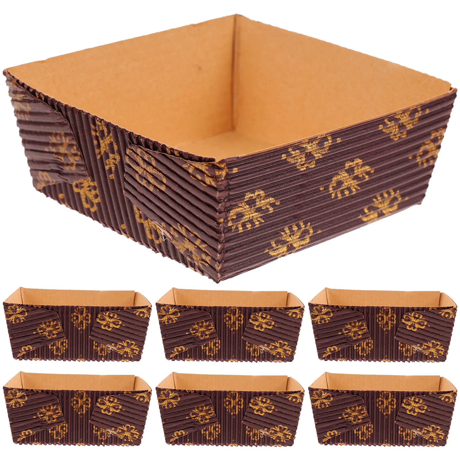 25 Pcs Mini Loaf Pans Corrugated Cake Tray Paper Baking Storage Bread 8X3CM Disposable Cups Simple Packing Restaurant
25 Pcs Mini Loaf Pans Corrugated Cake Tray Paper Baking Storage Bread 8X3CM Disposable Cups Simple Packing Restaurant
