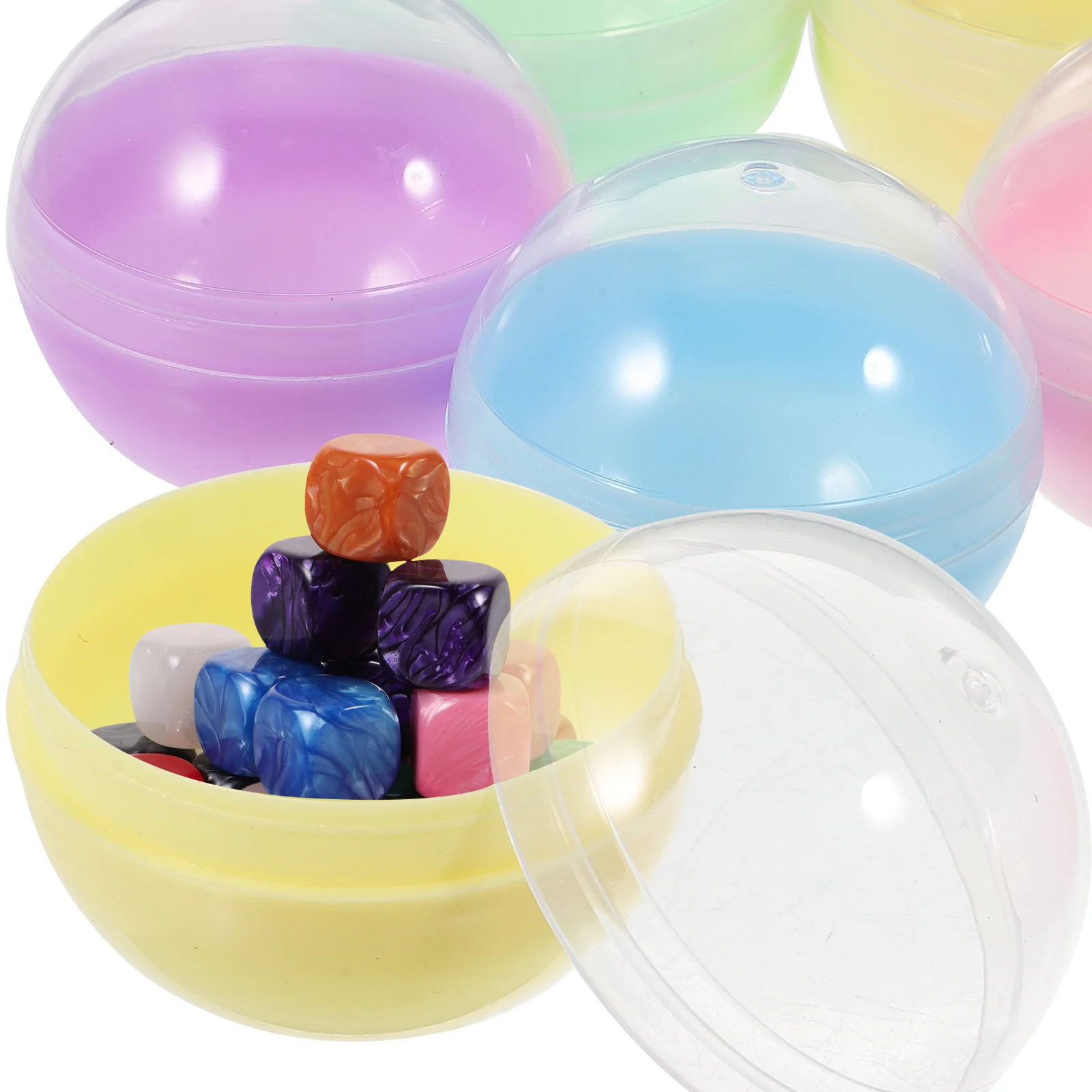 50pcs Plastic Fillable Balls Openable Storage Packing Balls DIY Fillable Round Ball Toy
50pcs Plastic Fillable Balls Openable Storage Packing Balls DIY Fillable Round Ball Toy