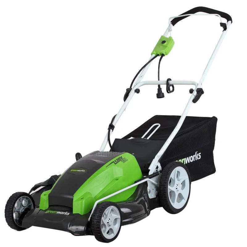 Greenworks 13 Amp 21-inch Corded Electric Walk-Behind Push Lawn Mower, 25112
Greenworks 13 Amp 21-inch Corded Electric Walk-Behind Push Lawn Mower, 25112