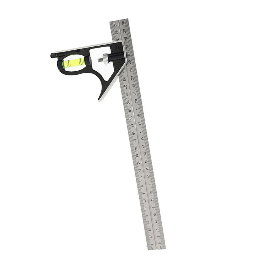 Stainless Steel Aluminum Durable Adjustable Combination Spirit Level Angle Square Measuring Tool Set Precision 12" 300mm
Stainless Steel Aluminum Durable Adjustable Combination Spirit Level Angle Square Measuring Tool Set Precision 12" 300mm