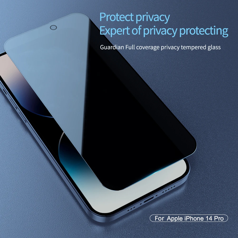 for iPhone 14 /14 Pro Tempered Glass NILLKIN Guardian Full Coverage Privacy Screen Protector for iPhone 14 Pro Max /14 Plus
for iPhone 14 /14 Pro Tempered Glass NILLKIN Guardian Full Coverage Privacy Screen Protector for iPhone 14 Pro Max /14 Plus