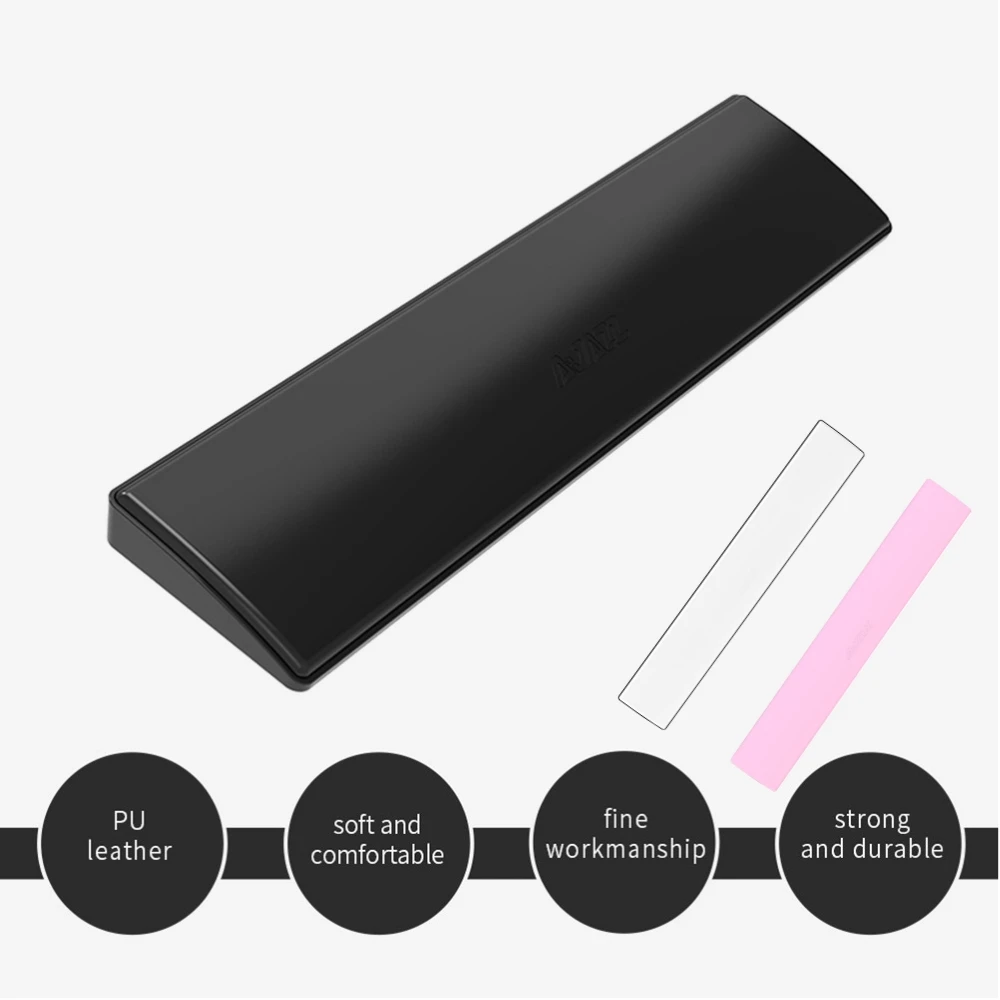 61/87/104 Keys Keyboard Wrist Rest Mechanical Keyboard Wrist PadSupport with Anti-Slip PU Leather Soft Memory Foam
61/87/104 Keys Keyboard Wrist Rest Mechanical Keyboard Wrist PadSupport with Anti-Slip PU Leather Soft Memory Foam