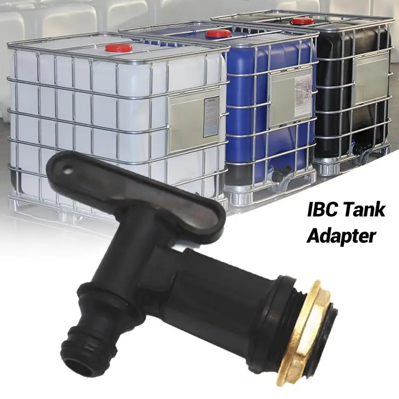 

Пластиковый кран для резервуара IBC с резьбой 2X3/4 дюйма, 1/2 л, от IBC до дюйма (19 мм), адаптер для садового орошения, соединительный клапан, аксесс...