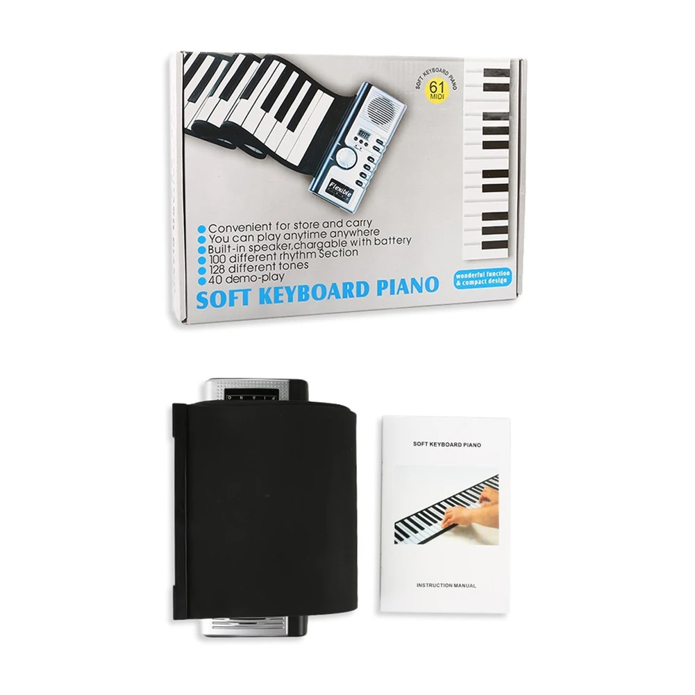 61 Keys Keyboard Piano Electric Electronic Keyboard Folding Hand Roll Up Hand Roll Up Piano Instruments 100% Brand New
61 Keys Keyboard Piano Electric Electronic Keyboard Folding Hand Roll Up Hand Roll Up Piano Instruments 100% Brand New