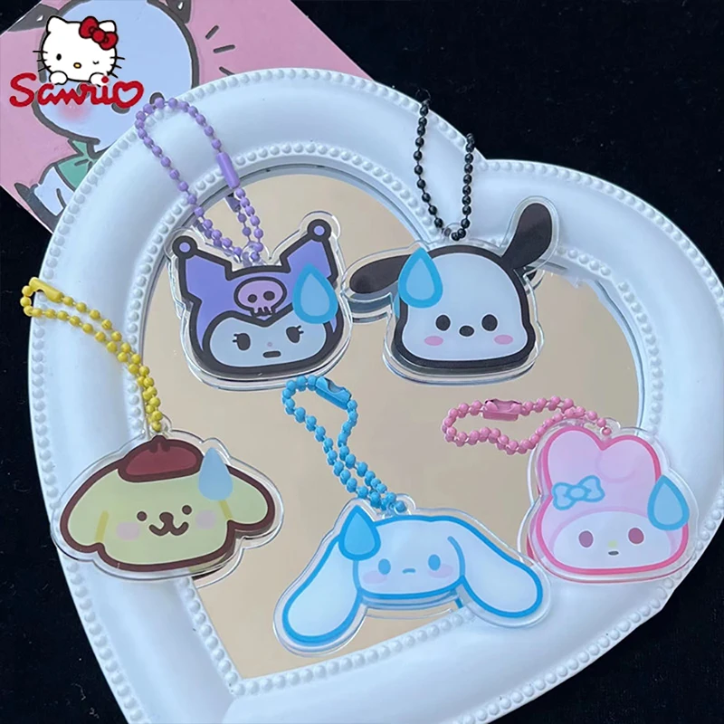 Kuromi Keychain Sanrio 5Cm Pendant Melody Cinnamoroll Anime Figure Double Sided Transparent Acrylic Kawaii Doll Decorate Toys
Kuromi Keychain Sanrio 5Cm Pendant Melody Cinnamoroll Anime Figure Double Sided Transparent Acrylic Kawaii Doll Decorate Toys