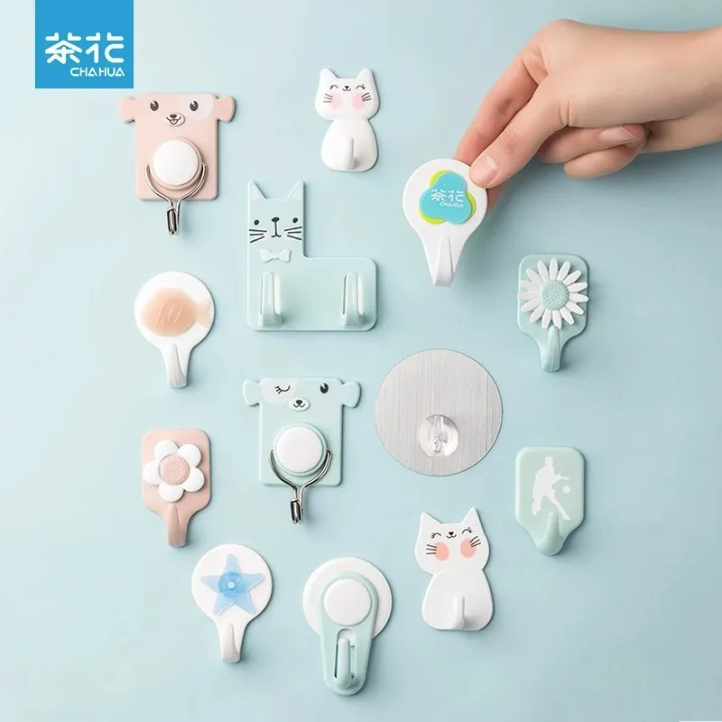 CHAHUA Cartoon Strong Household Wall Wall Adhesive Clothes and Caps Hook Kitchen Adhesive Hook Hook Hook Sticker Easy to use
CHAHUA Cartoon Strong Household Wall Wall Adhesive Clothes and Caps Hook Kitchen Adhesive Hook Hook Hook Sticker Easy to use