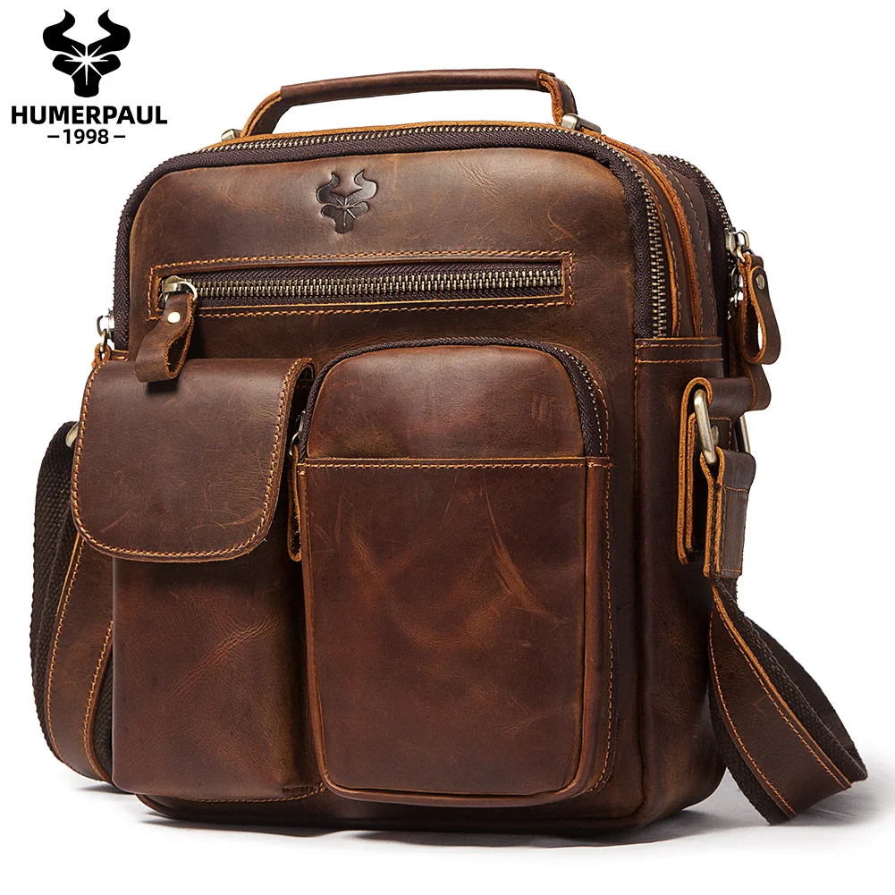 Genuine Leather Men's Crossbody Shoulder Bag High Quality Cowhide Male Messenger Bag Retro Side Satchel Bussiness Laptop Totes
Genuine Leather Men's Crossbody Shoulder Bag High Quality Cowhide Male Messenger Bag Retro Side Satchel Bussiness Laptop Totes