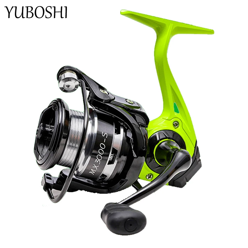 

YUBOSHI High Quality Metal Rocker 5.2:1/4.7:1 Saltwater Bass Fishing Reel 13+1BB Lightweight Anti-Corrosion Spinning Wheel