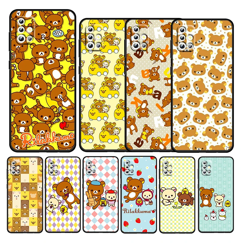 Anime Rilakkuma Cute For Samsung Galaxy A52S A72 A71 A52 A51 A12 A32 A21S 5G 4G Soft Silicone TPU Black Phone Case Fundas Coque
Anime Rilakkuma Cute For Samsung Galaxy A52S A72 A71 A52 A51 A12 A32 A21S 5G 4G Soft Silicone TPU Black Phone Case Fundas Coque