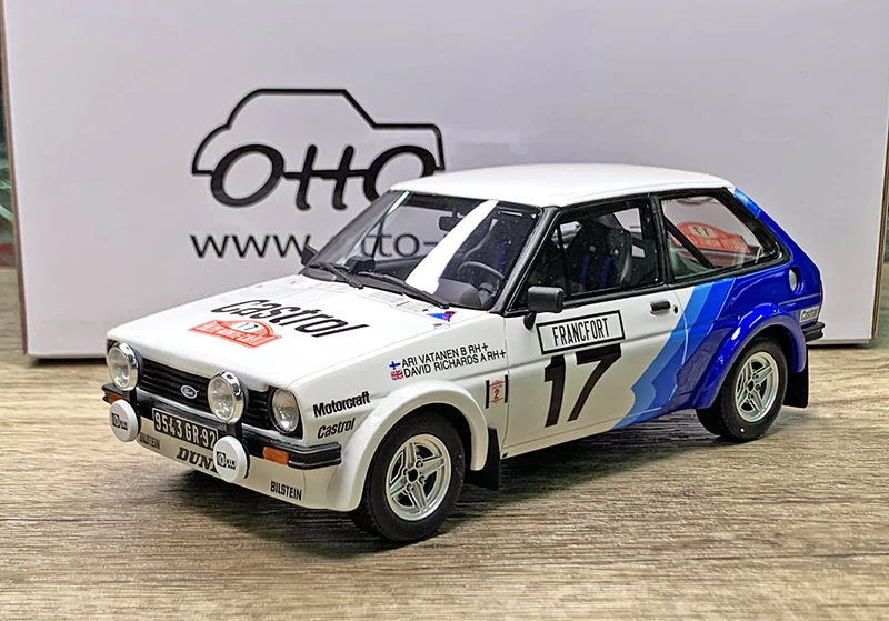 

OTTO 1:18 For Fiesta XR2 Gr.2 1979 Limited to 2000 Pieces Simulation Resin Alloy Static Car Model Toys Gift
