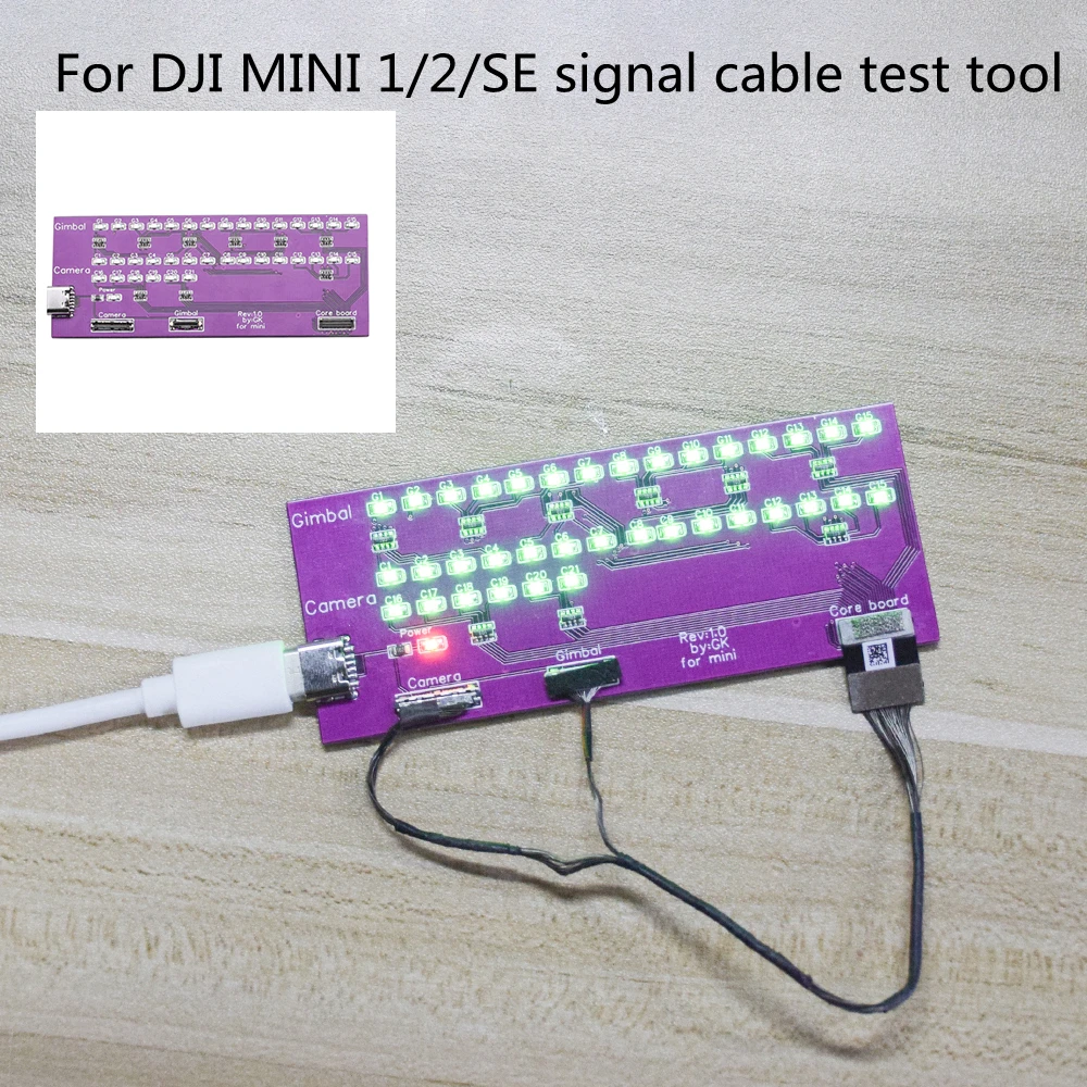 Инструмент для тестирования сигнального кабеля для DJI MINI 1/2/SE аксессуары для дрона
Инструмент для тестирования сигнального кабеля для DJI MINI 1/2/SE аксессуары для дрона