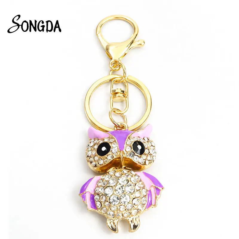 Cute Enamel Crystal Rhinestone Owl Pendant Keychain Gold Color Allloy Metal Chain Keyrings Handbag Key Accessories Wholesale Gif
Cute Enamel Crystal Rhinestone Owl Pendant Keychain Gold Color Allloy Metal Chain Keyrings Handbag Key Accessories Wholesale Gif