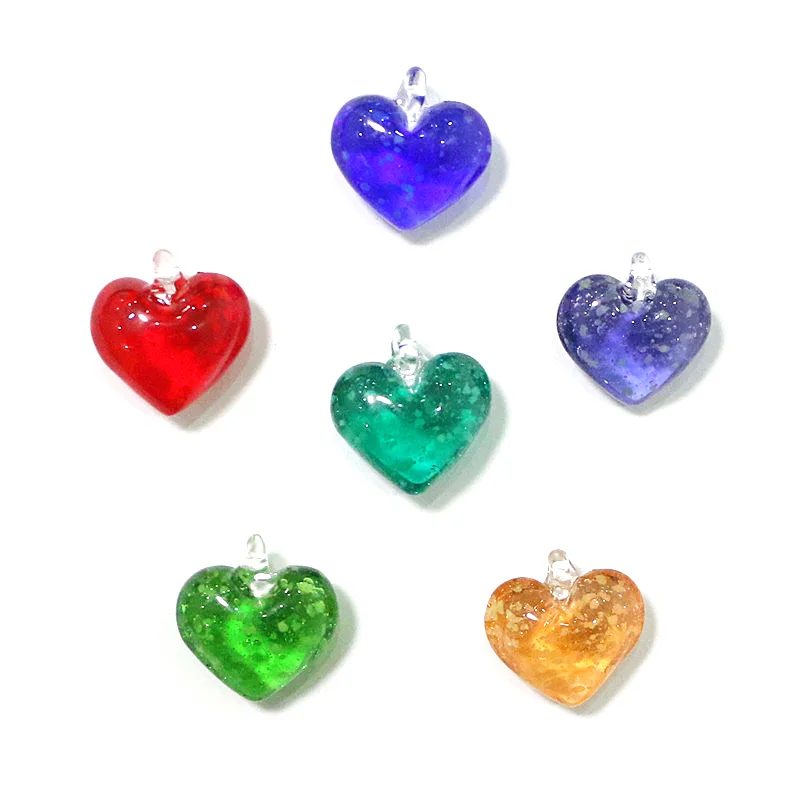6pcs Fluorescent Glass Heart Shape Pendant Outdoor Garden Hanging Decor Supplies Fashion DIY Women's Jewelry Making Accessories
6pcs Fluorescent Glass Heart Shape Pendant Outdoor Garden Hanging Decor Supplies Fashion DIY Women's Jewelry Making Accessories