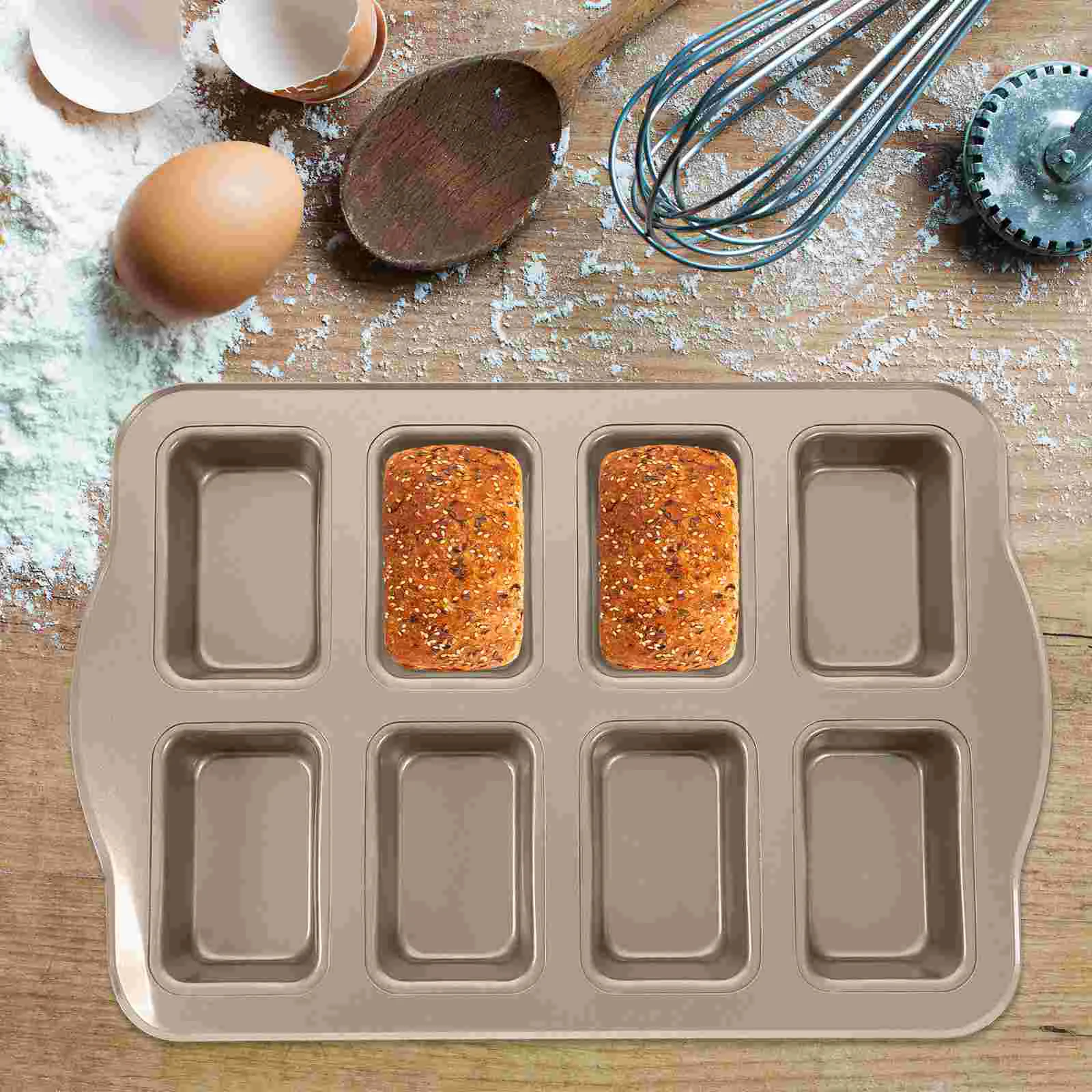 Cake Mold Pumpkin Loaf Pan Gold Paper Cups Square Muffin Mini Pans Baking Washable
Cake Mold Pumpkin Loaf Pan Gold Paper Cups Square Muffin Mini Pans Baking Washable