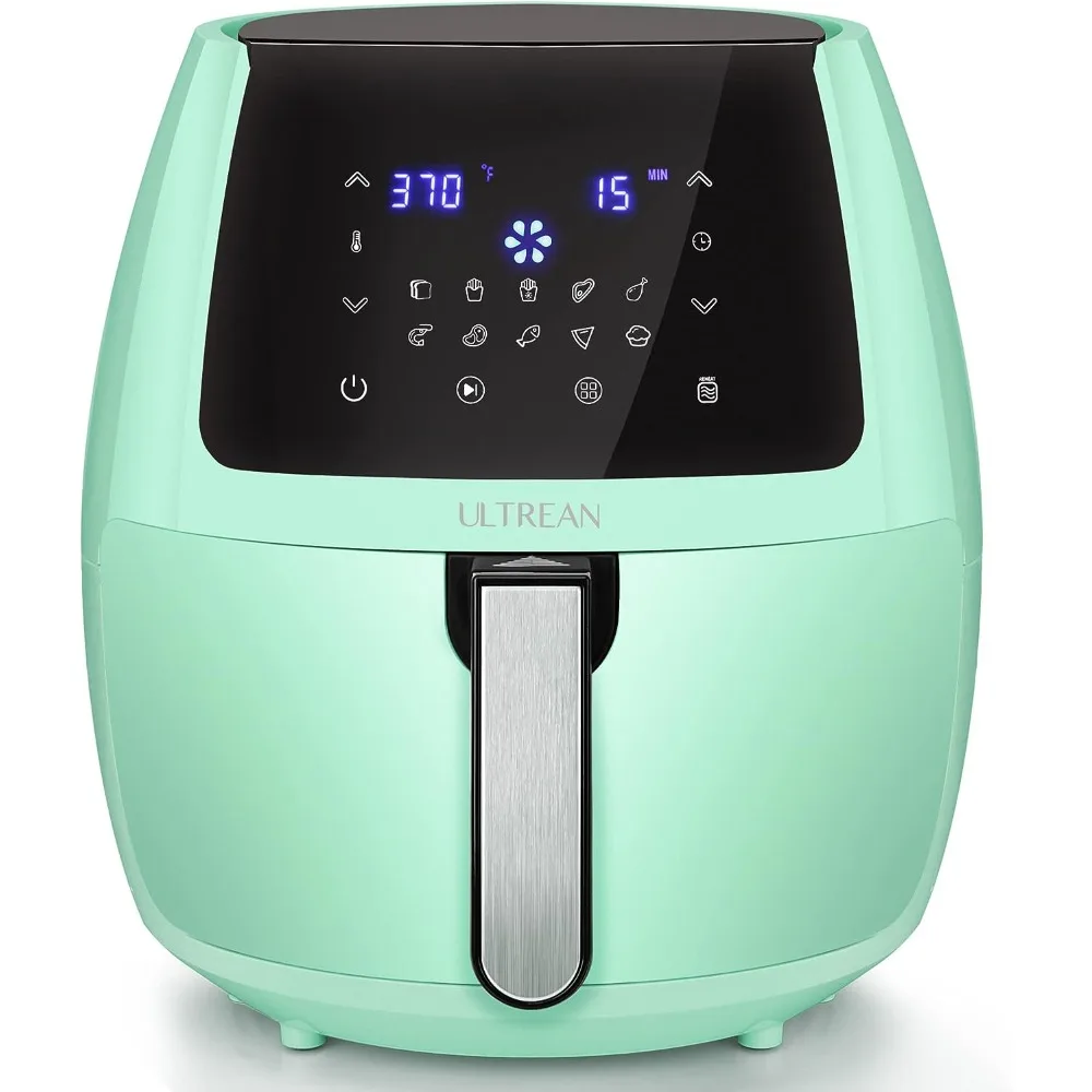 5,8 кварта фритюрница, электрические фритюрницы горячего воздуха безмасляная плита с 10 предустановленными, цифровой ЖК сенсорный экран, антипригарная корзина, 1700 Вт 
5,8 кварта фритюрница, электрические фритюрницы горячего воздуха безмасляная плита с 10 предустановленными, цифровой ЖК сенсорный экран, антипригарная корзина, 1700 Вт
