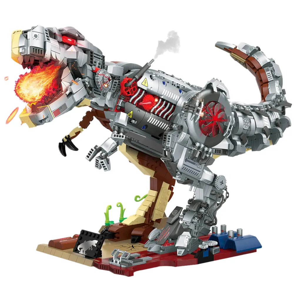 New Jurassic REX Series Boys Toys City World Machine Dinosaurs Mecha Dragon Park Figures Model Building Blocks Bricks Toys
New Jurassic REX Series Boys Toys City World Machine Dinosaurs Mecha Dragon Park Figures Model Building Blocks Bricks Toys