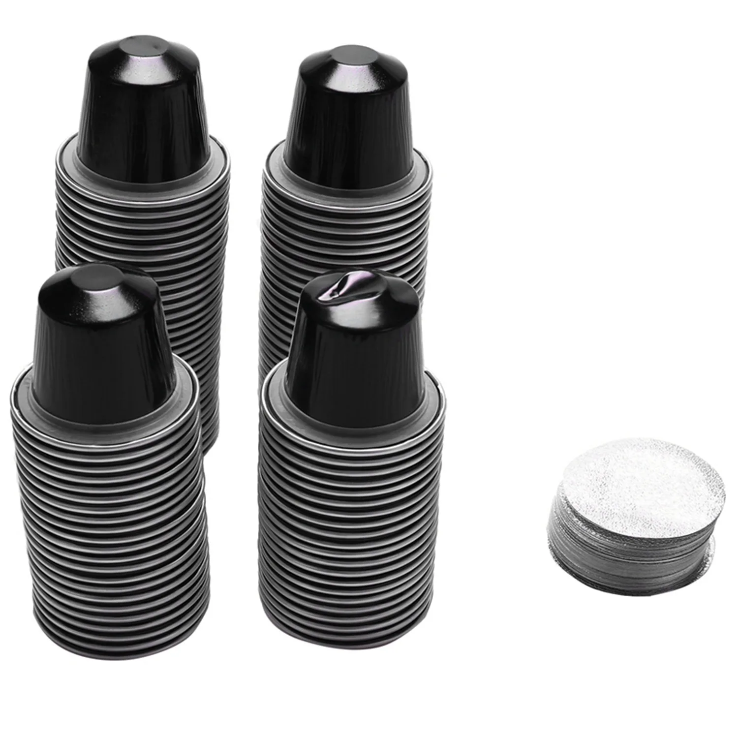 100 Sets Refillable Coffee Capsule Cup Disposable Nespresso Pod for Nescafe Automatic Coffee Machine Food Package Cafe Supplies
100 Sets Refillable Coffee Capsule Cup Disposable Nespresso Pod for Nescafe Automatic Coffee Machine Food Package Cafe Supplies