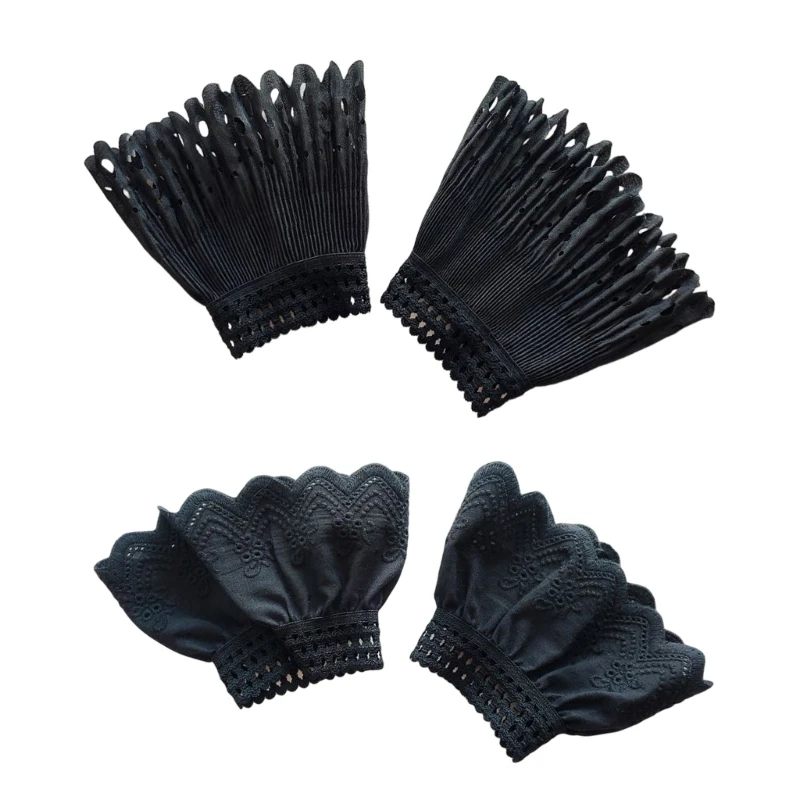 Women Detachable Cuffs Extension Embroidery Lolita False Sleeves Wrist Cuffs Female Elastic Wrist Pleated Decorative Cuffs
Women Detachable Cuffs Extension Embroidery Lolita False Sleeves Wrist Cuffs Female Elastic Wrist Pleated Decorative Cuffs