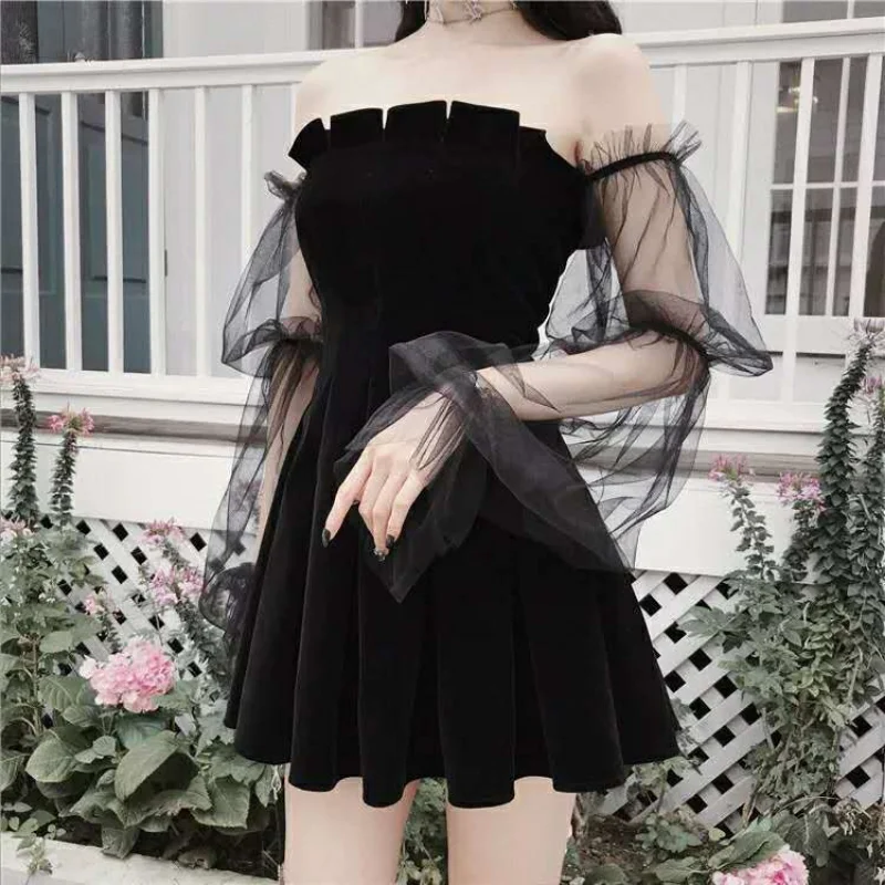 Women Lace Chiffon Mini Dress Women Y2k Club Dresses New 2023 Black Retro Dress Female High Street Sexy Korean Fashion Dress
Women Lace Chiffon Mini Dress Women Y2k Club Dresses New 2023 Black Retro Dress Female High Street Sexy Korean Fashion Dress