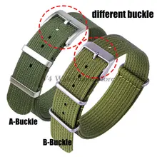 Braided Ribbed Watch Band for Rolex DATEJUST Watch Accessories Military Universal Strap for Seiko Nylon Bracelet 18mm 20mm 22mm